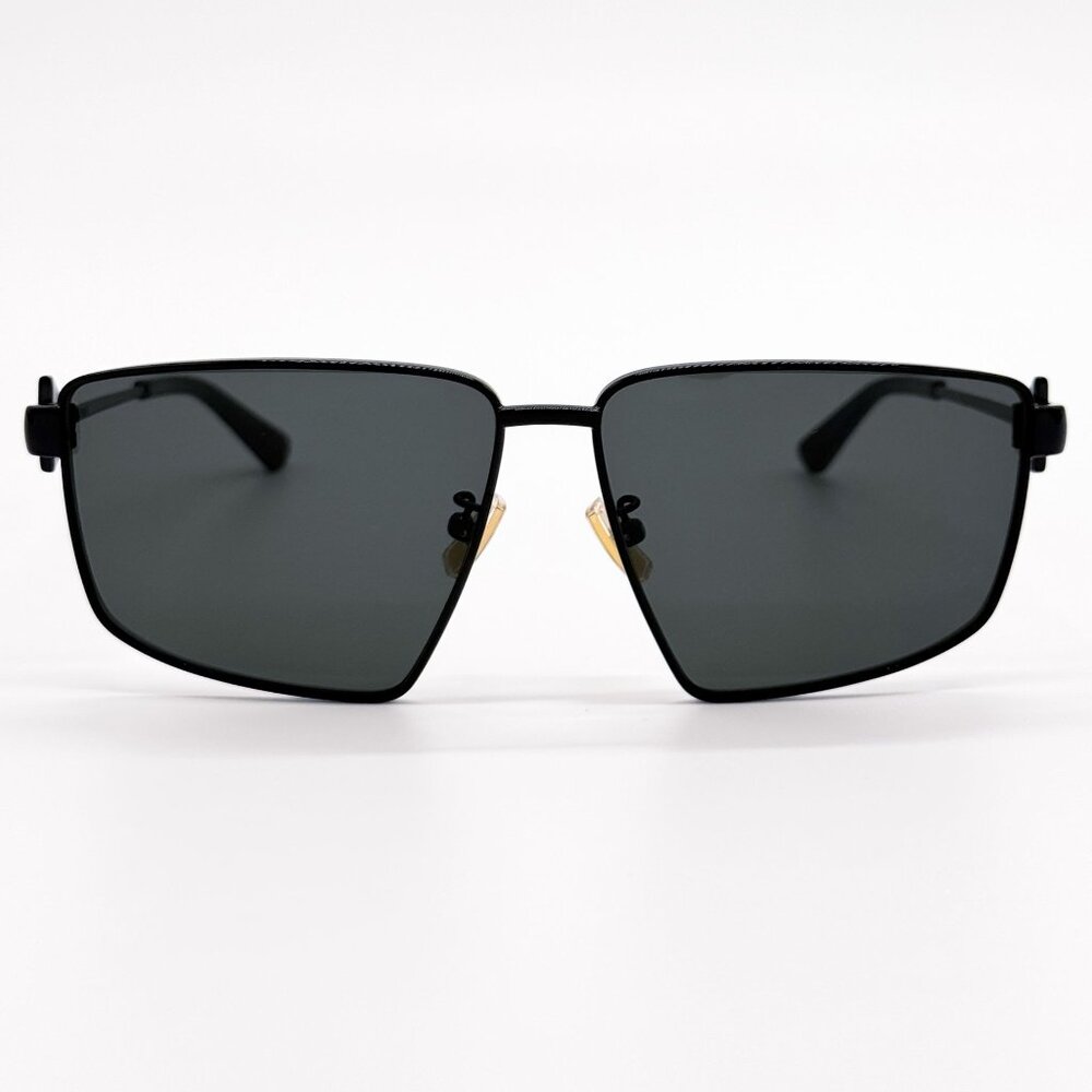 NEW BOTTEGA VENETA SUNGLASSES BV1223S 001 AVIATOR BLACK WOMEN EYEWEAR - Picture 4 of 10
